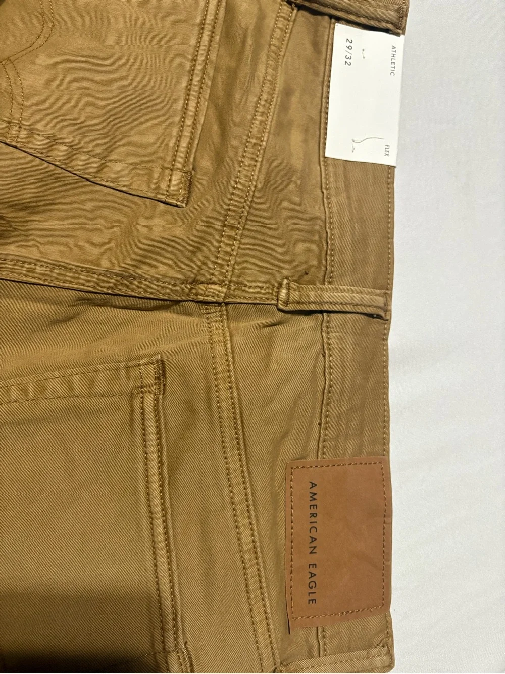 American Eagle Outfitters Slim Chinos in Caramel Brown